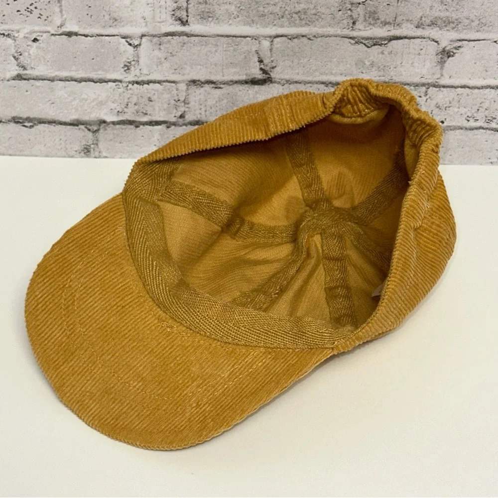 Toddler Corduroy Brown Tan 3T Cotton Hat Cap Boy